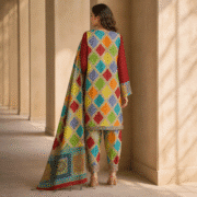 Vibrant Multi Color Printed 3 Piece - Image 2